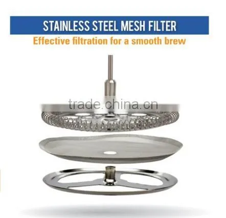 HOT SALES Stainless Steel double wall french coffee press