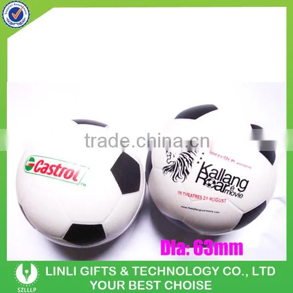 6.3cm Oem Logo Antistress PU football