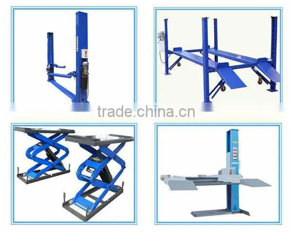 WD-4000 used hydraulic two post car lift with ce certification