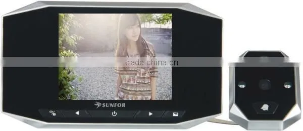 video intercom with 3.5inch LCD screen ,door viewer magnifier