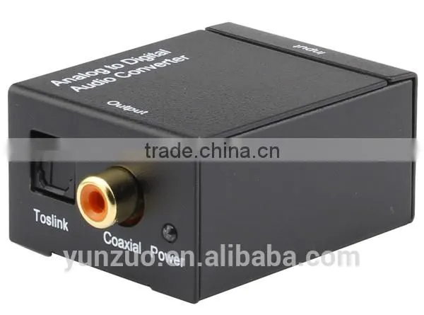 Analog to Digital Audio R/L to Toslink coaxial converter
