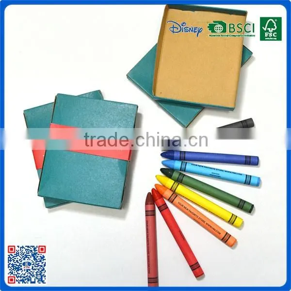 2016 customed crayon in box for school stationery with high quality