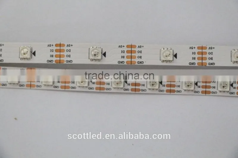 Programmable addressable full color RGB 5V 60LED/M WS2813 chip LED strip