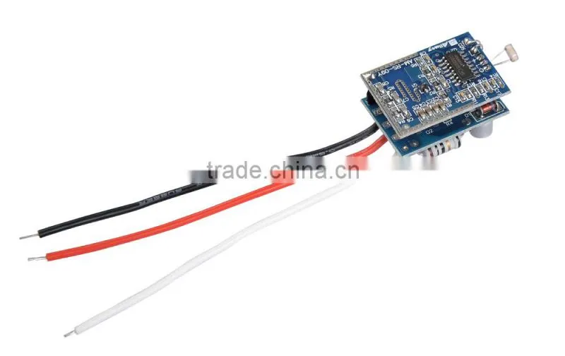 AC220V Mini radar sensor switch 35W auto sensor on off daylight control dimming sensor switch 5.8G