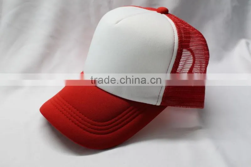 Sample free wholesale trucker caps no MOQ with different color matching