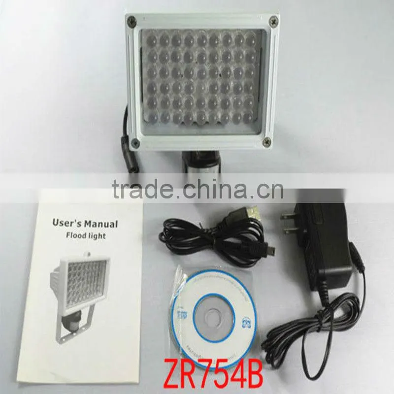 10w pir sensor led flood light IP65 auto recording