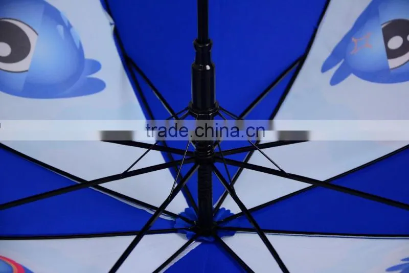Customized promotional logo gifts automatic rain straight umbrella