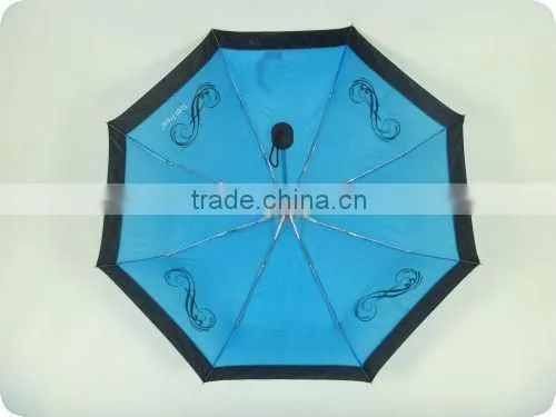 21'*8K,manual open 3 folded super mini umbrella