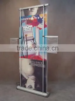 self rolling banner stand