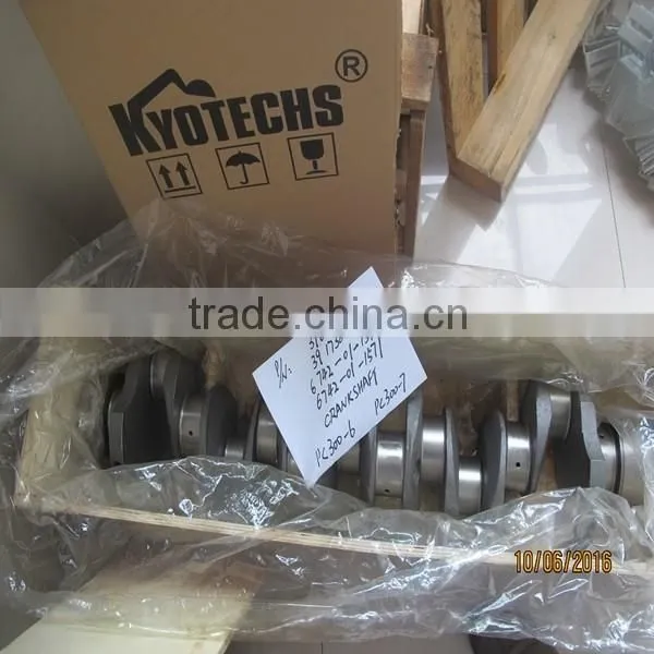 CRANKSHAFT FOR 3965008 3917320 6742-01-1570 6742-01-1571 PC300-6 PC300-7