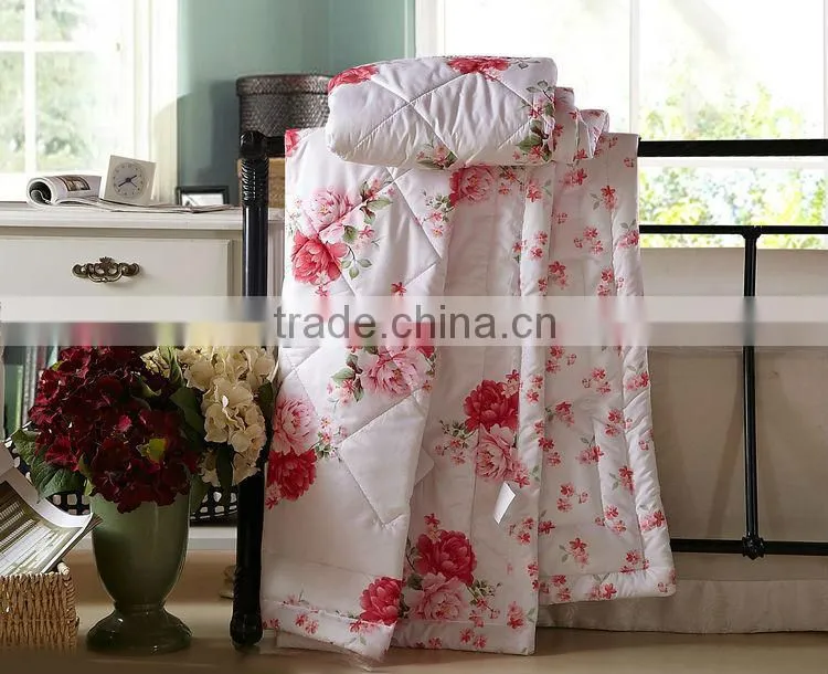 2015 china cotton duvet polyester fabrics bedding set comfortable cotton quilt