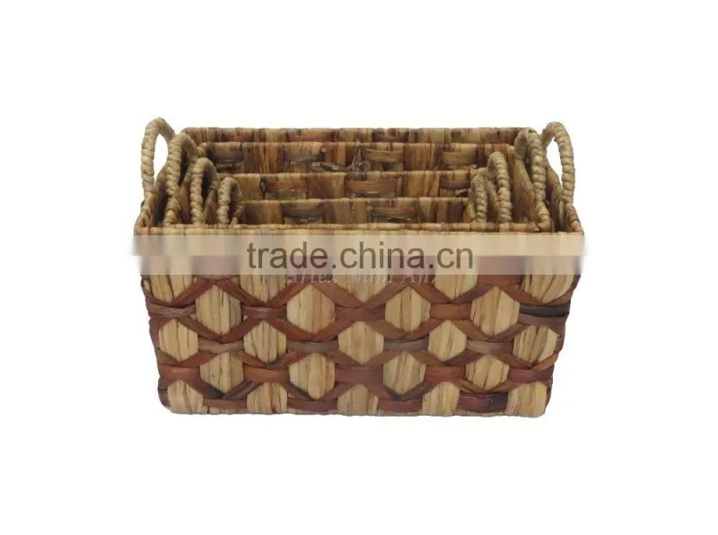 New products! Water hyacinth basket/storage basket with 2 handle
