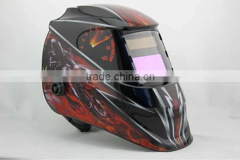 Welding helmet with single shade