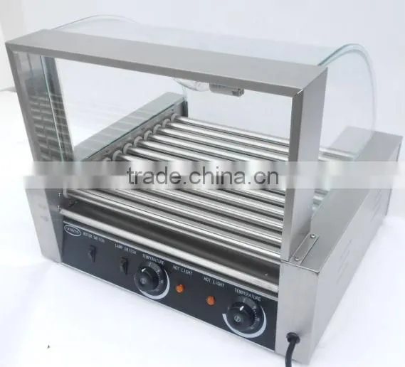 CE high effective hot dog roller grill machine