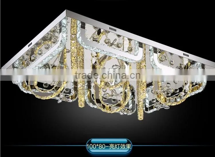 High Power First-degree K9 Crystal Ceiling Lamp 240V Luxury Crystal Chandelier