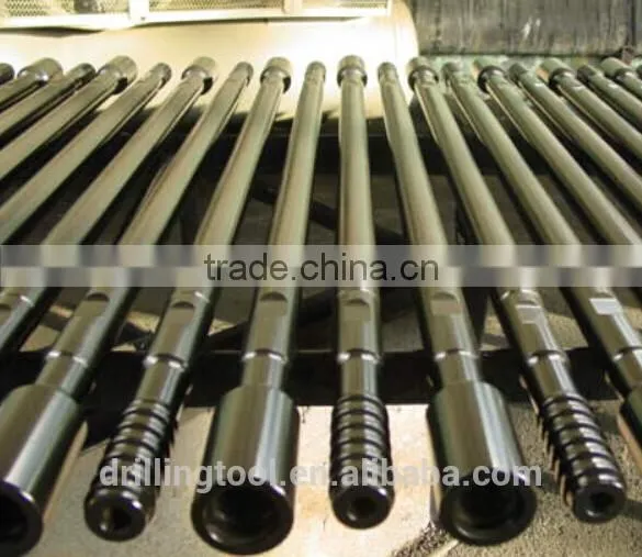 All Type Drill Rods , T38 / T45 / R32 , 122.mm - 6095mm for Hard Rock Drilling