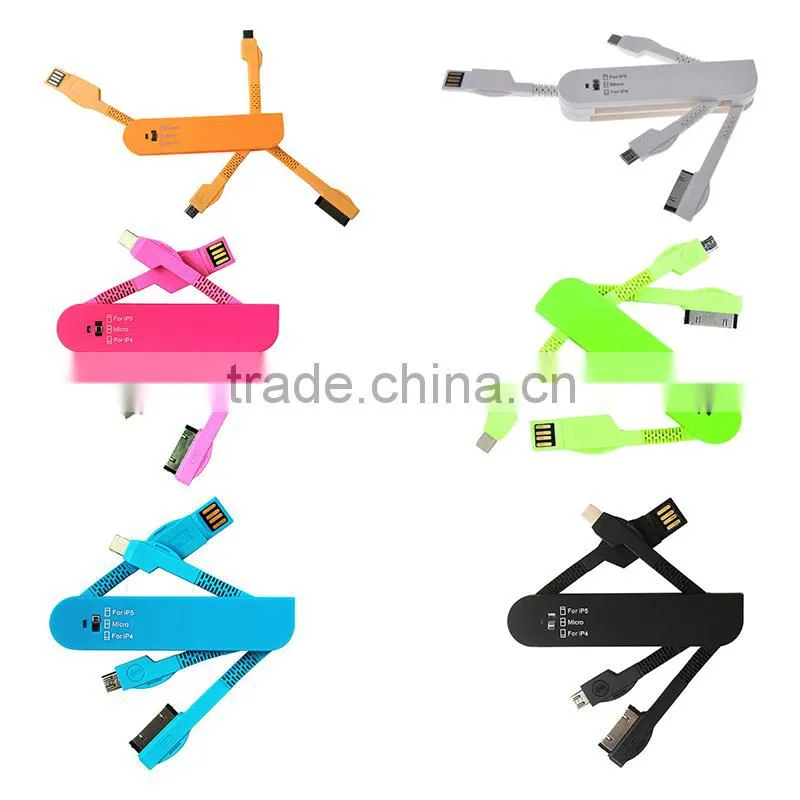 Multi-Function Swiss Army Knife Creative Usb Data Cable For Electronic Equipment