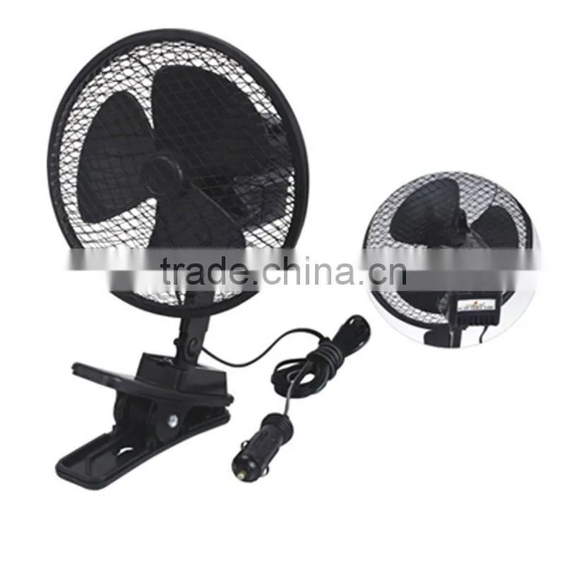 Factory selling of 12v 8 inch oscillating car fan(ce/rohs)