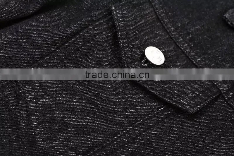 woman clothing classical denim jacket