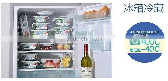 High quality glass large airtight food storage containers
