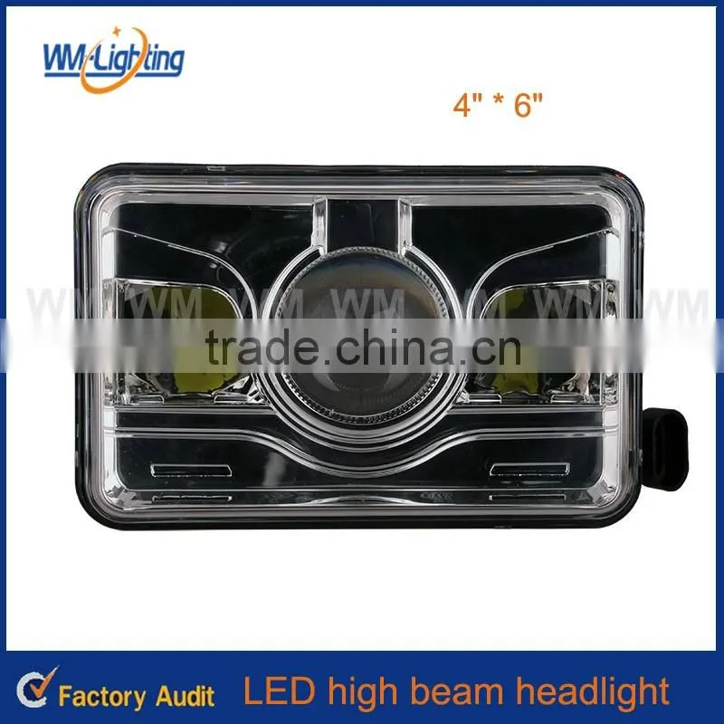 Emark Professional standard lamp new 4inch x 6inch square sealed beam high beam led headlight