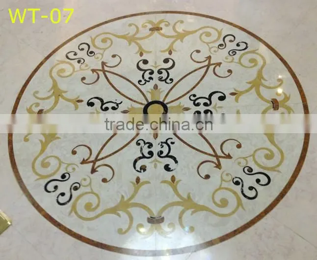 WT-06 china high quality water jet marble floor patterns
