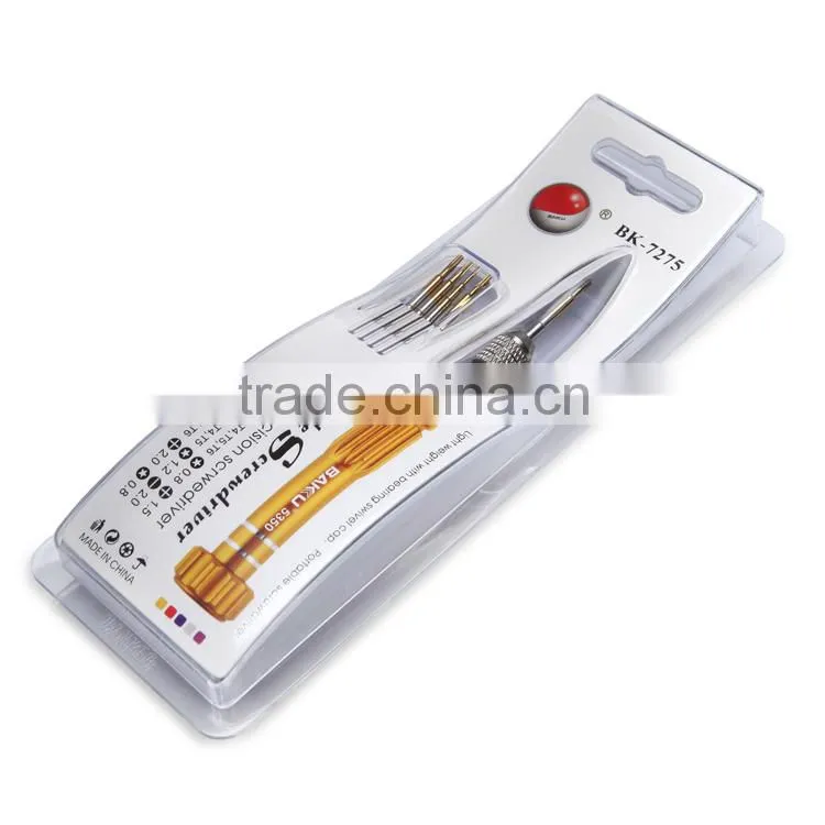 BAKU Mobile Phone Screwdriver set with 5 tips in 1 interchangeable screwdriver set BK 7275