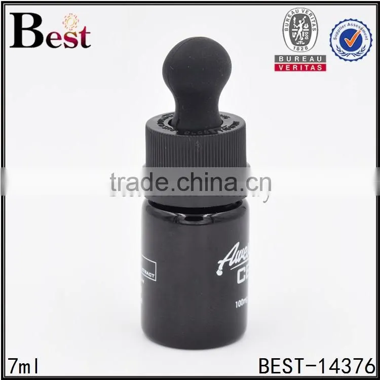 2ml blue sample packing plastic mini dropper glass bottle small glass bottles