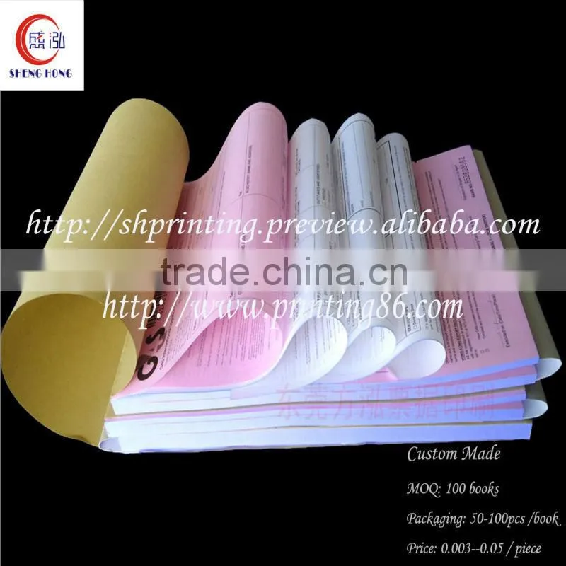 free sample invoice paper printing