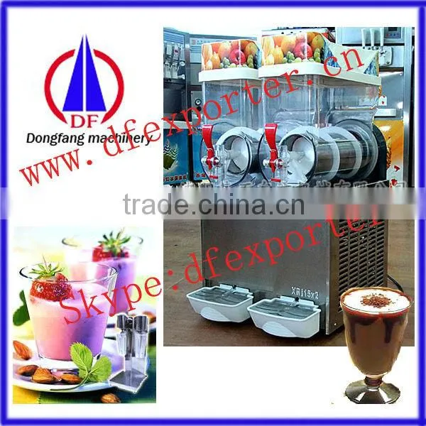 2015 newest two tank commercial ice slush machine , ice slush machine for sale
