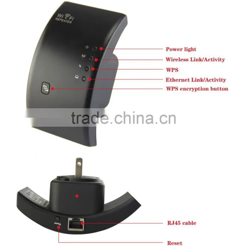 Alibaba China 300Mbps N 802.11 AP Wireless Wifi Router Repeater Range Extender Booster UK Plug Dual Band Booster