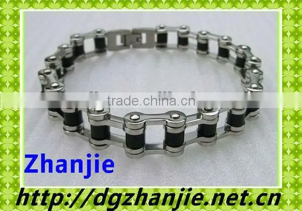 stylish men motorcycle chain link bracelet #12015