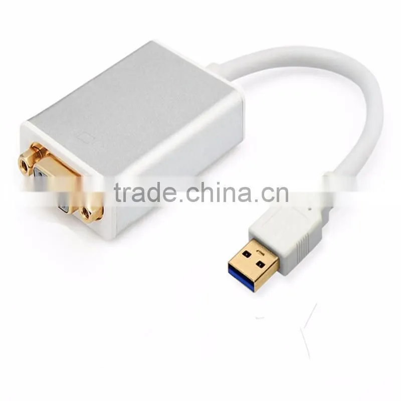 High quality USB 3.0 to VGA adapter converter cable