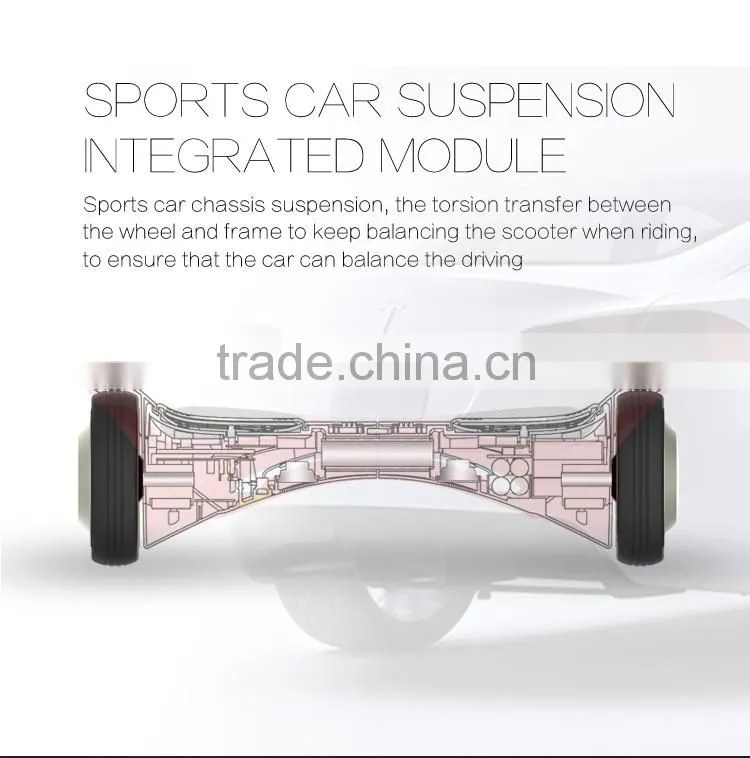 2016 hot selling Two Wheel Self Balancing Scooter,Hover Board factory