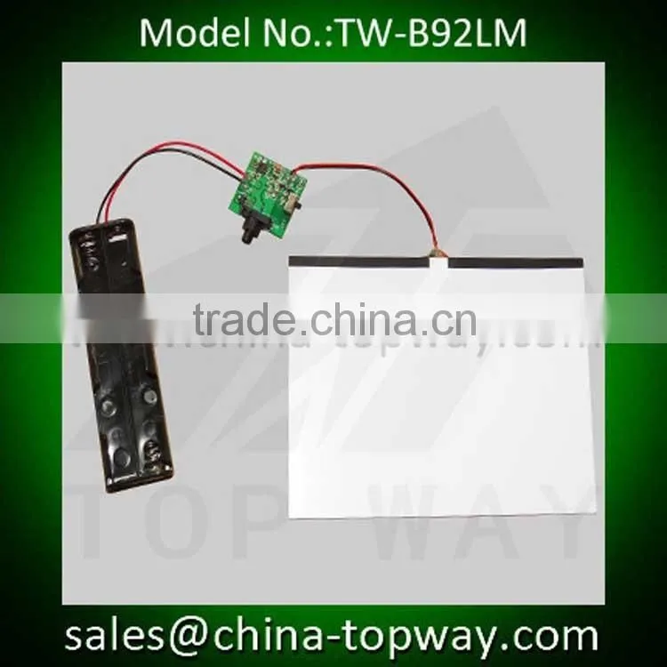 P.O.P.led lighting panel with motion sensor