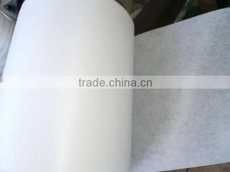 Nonwoven backing( polyester fabric, emboridery non woven )
