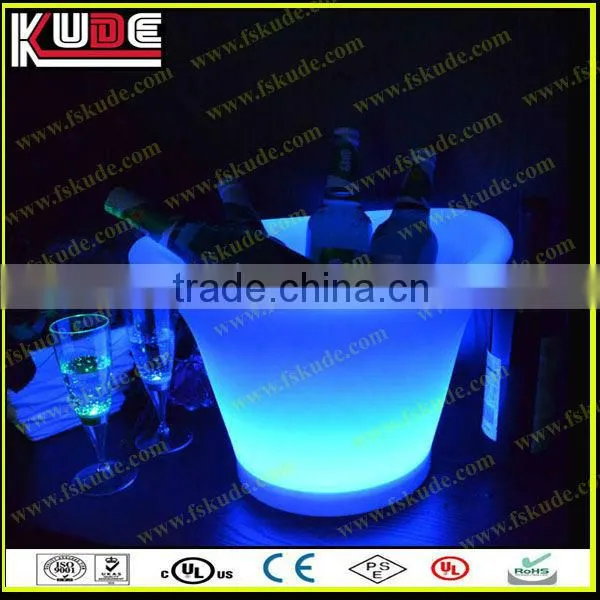 Customized led beer bucket cooler/led ice bucket