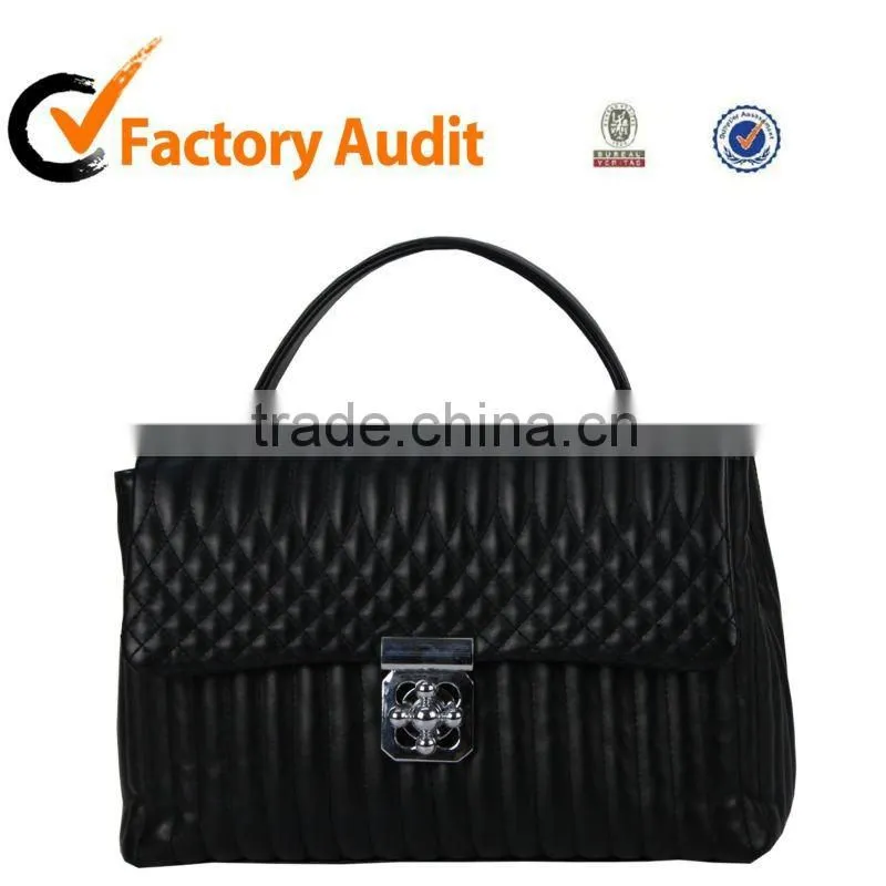 Simple Metal Quilting PU Fashion Hang Bag