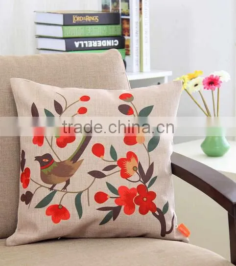 carton design decorative seat cushion cover for home