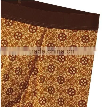 hot sell antimicrobial quick dry printed microfiber men underwear briefs boxer shorts