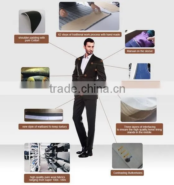 New style high quality made to measure unique wedding tuxedos suits for men