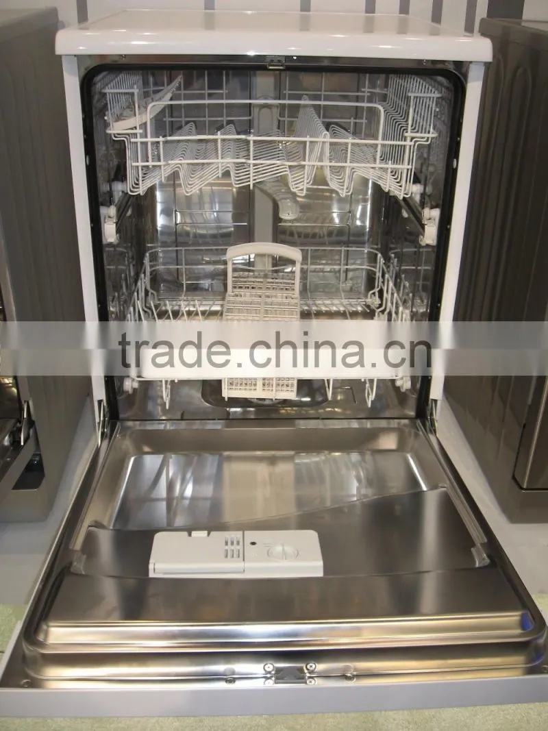 Automatic vertical front loading freestanding dish washing machine with LED display