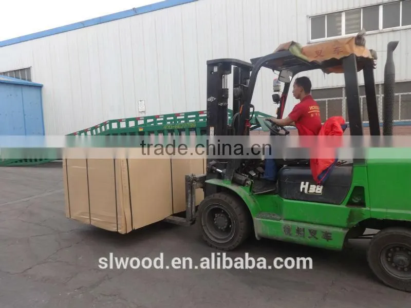 1220*2440 size melamine Slot MDF for cabinet