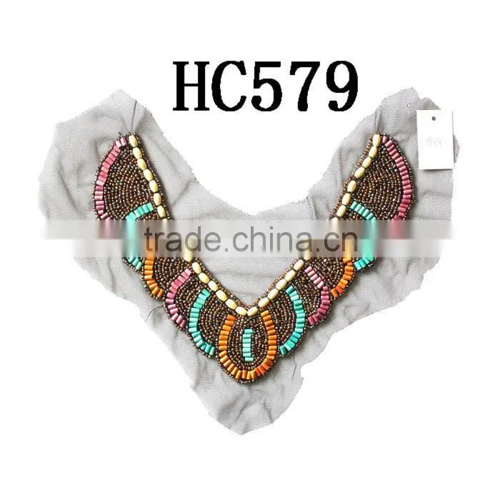 Popular beads handmade Collar~Ecru~HC649