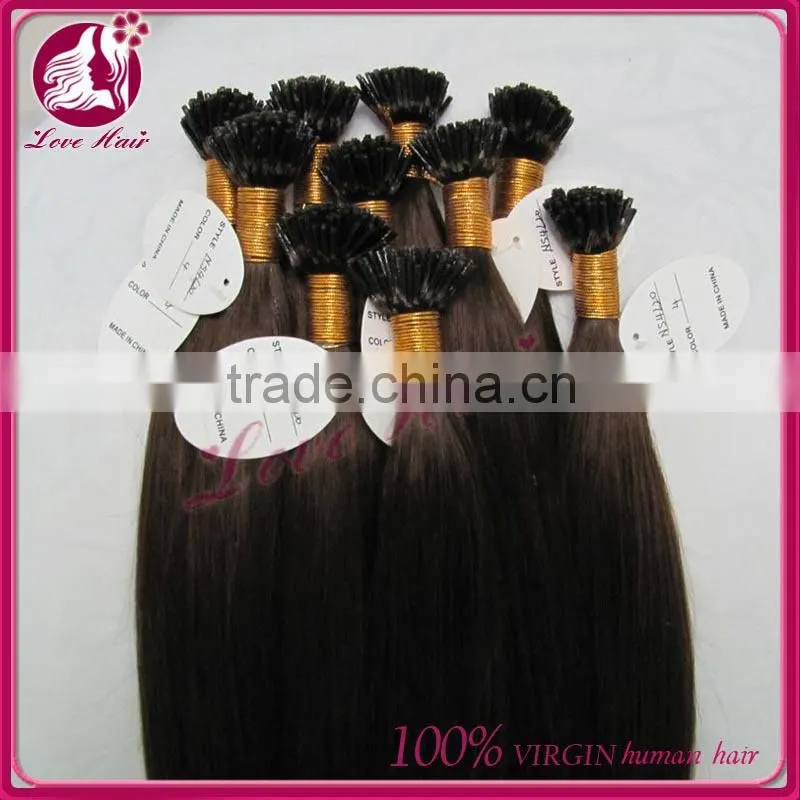 gifts thanks givingday 100% real human hair extensions i-tip hair