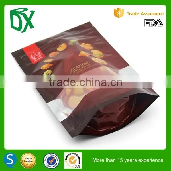 New product pattern plastic custom printed food packaging bags for pet in guangdong