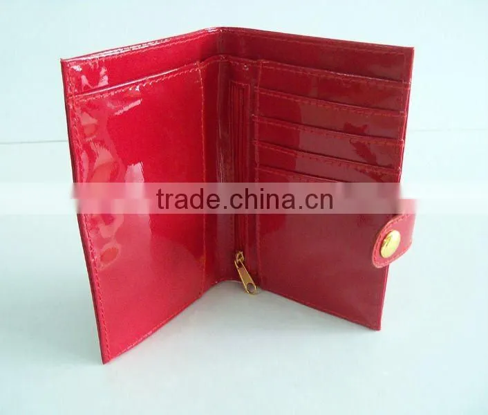 2012 New arrival shiny ladies wallet