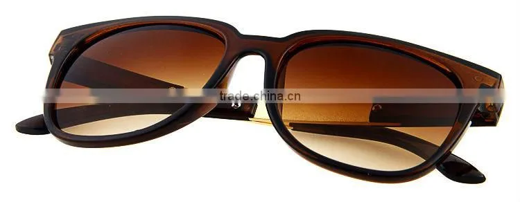 2015 new stylish plastic sunglasses high class