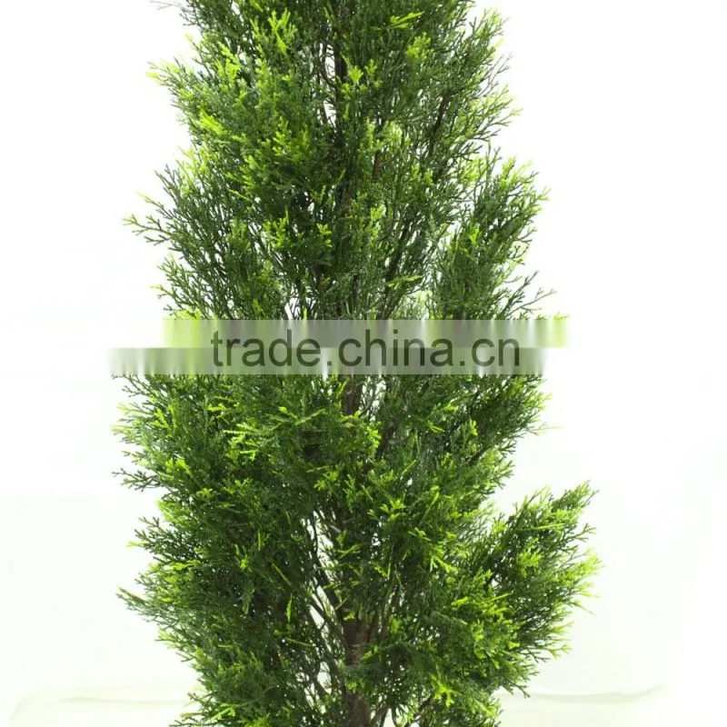 cheap outdoor decorative wholesale leaves branches artificial cypress