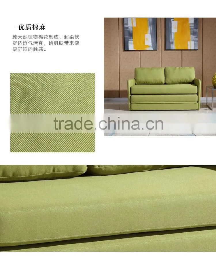 wholesale colorful convertible fabric loveseat sleeper